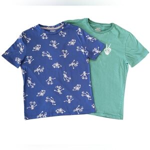 Boys Skeleton T-shirt Set (Size L, XL)